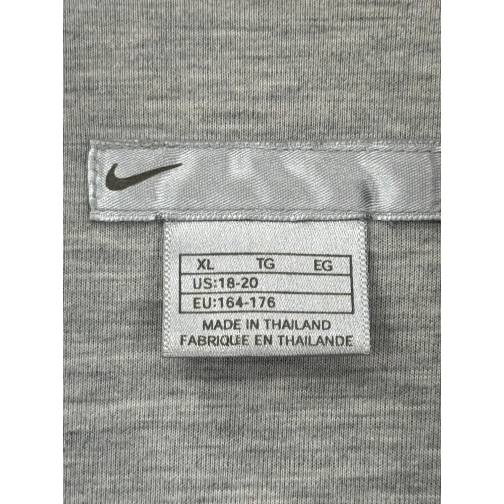 Nike Boys XL 18-20 Navy Blue Full Zip Windbreaker Jacket Swoosh Logo Athletic
